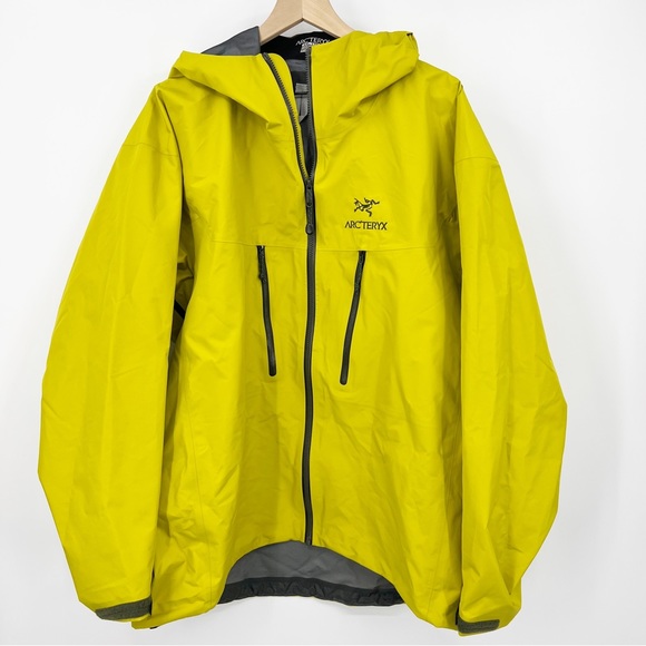 Arc'teryx Other - Men's Arc'teryx Yellow Green Alpha SV Gore Tex Pro Shell Jacket Size XXL